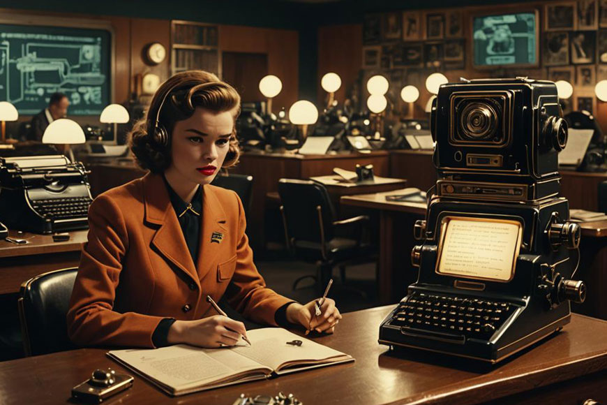 Reporter interviews chatbot