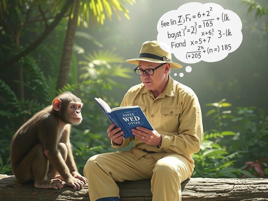 Curious chimp