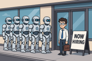 Robots job interview