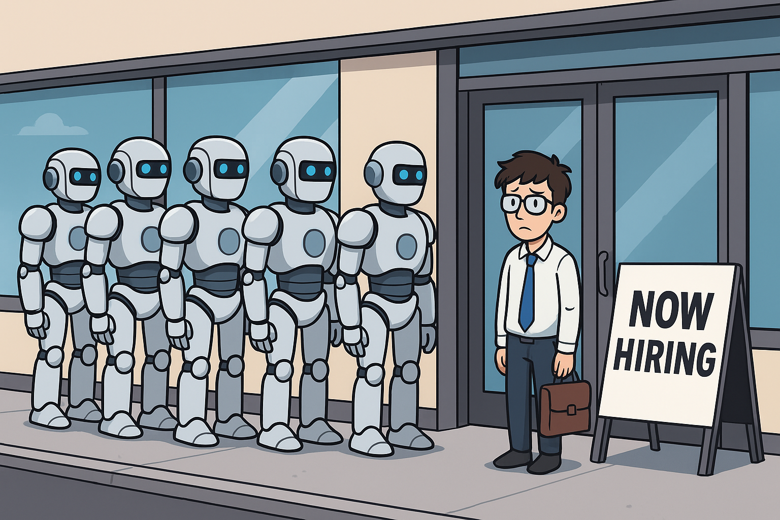Robots job interview